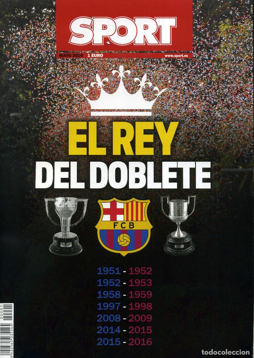 Coleccionismo deportivo: FC BARCELONA - EL REY DEL DOBLETE - Foto 1