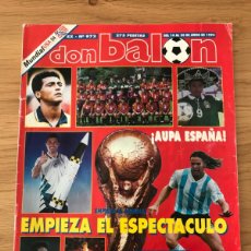 Coleccionismo deportivo: DON BALÓN 972 - MUNDIAL USA 94 - STOICHKOV - BEBETO - ESPAÑA - WORLD CUP 1994 - CAÑIZARES. Lote 400753274