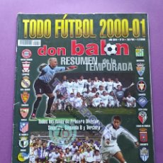 Coleccionismo deportivo: REVISTA EXTRA TODO FUTBOL 00/01 GUIA DON BALON RESUMEN TEMPORADA 2000/2001. Lote 403195514