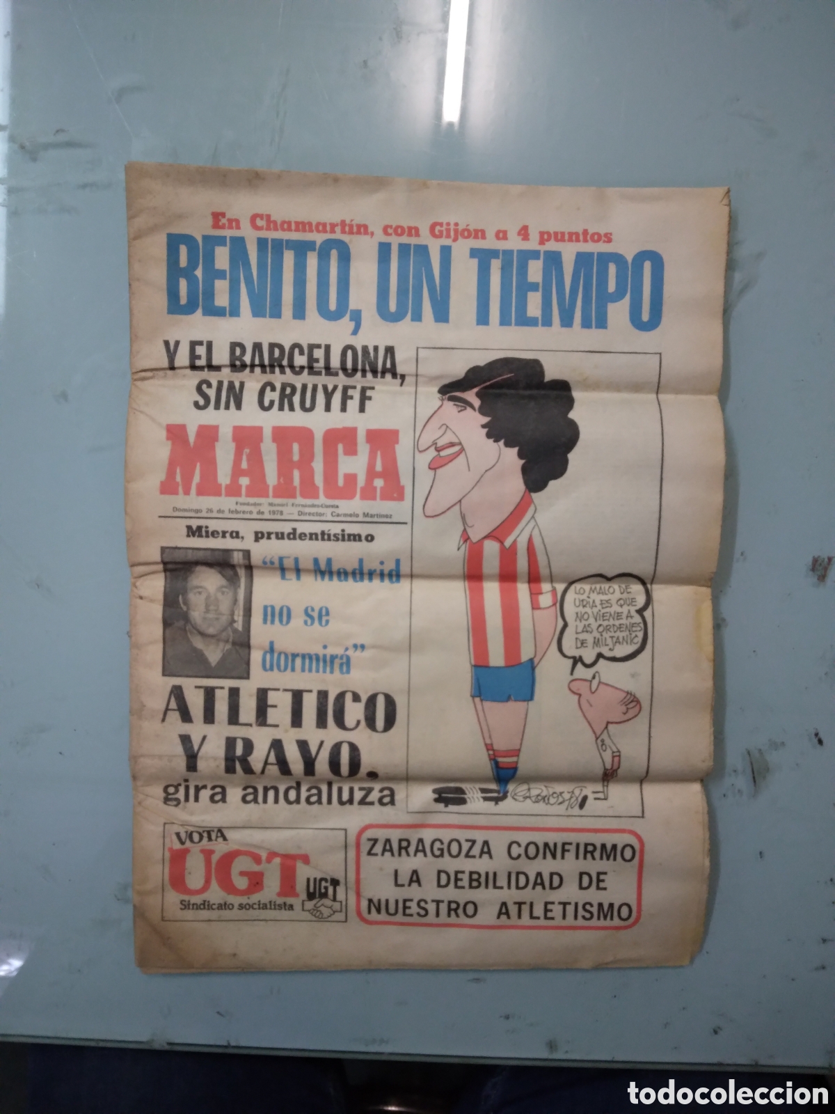 Sports collectibles: Diario Marca, 26.02.1973