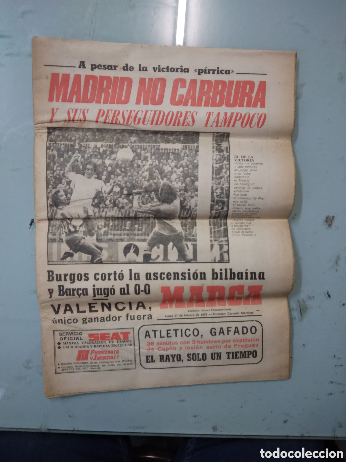 Sports collectibles: Diario Marca, 28.02.1973