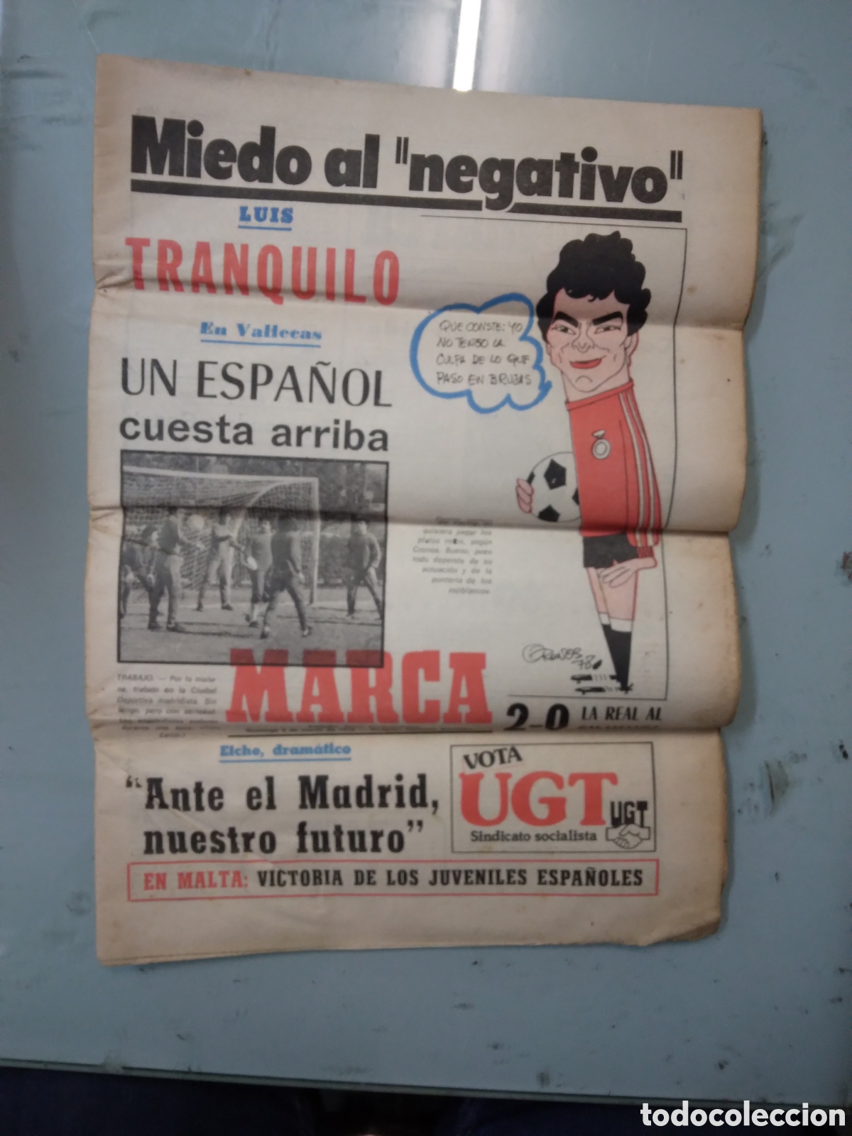 Sports collectibles: Diario Marca, 05.03.1973