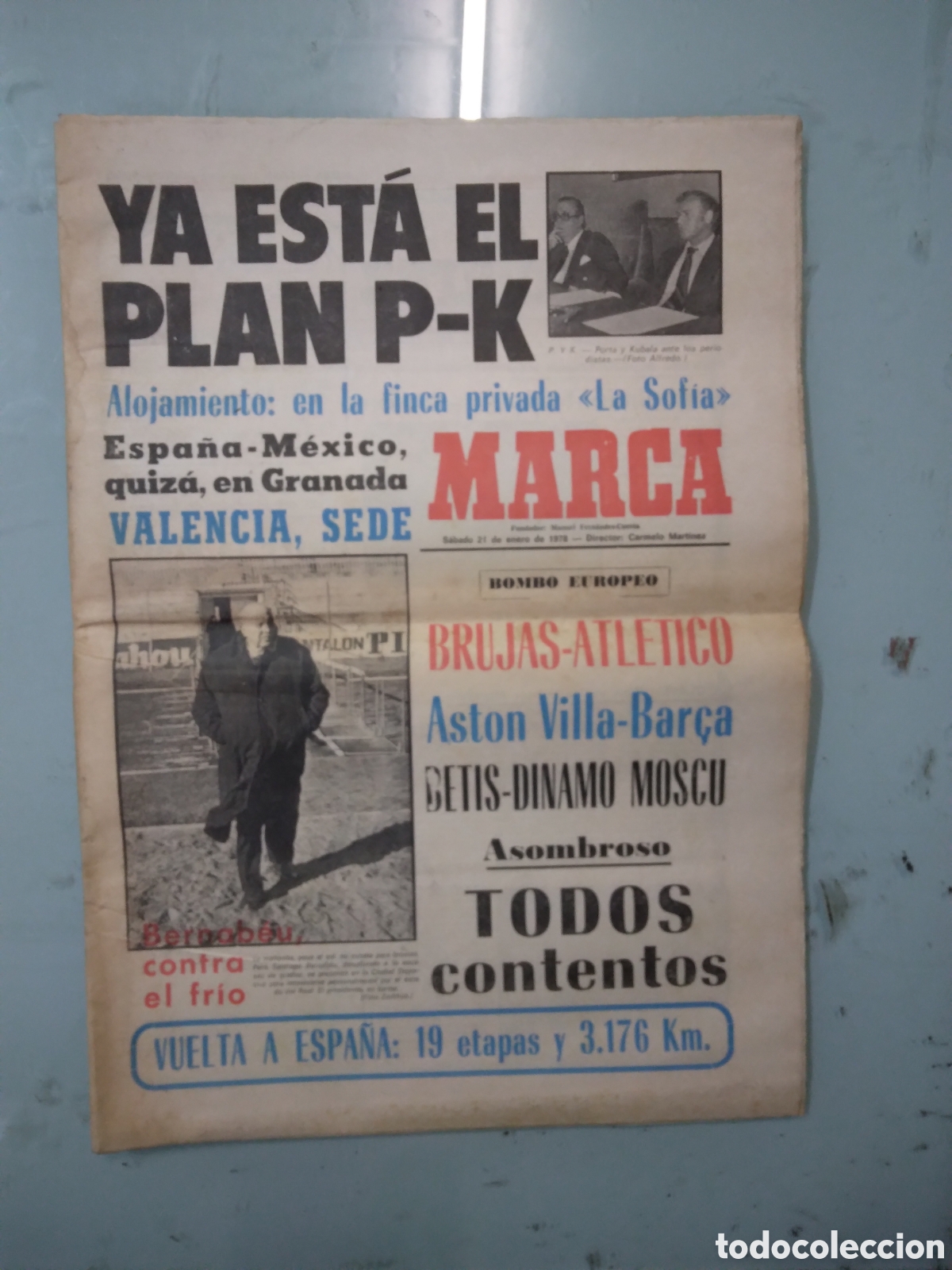 Sports collectibles: Diario Marca,21.01.1973