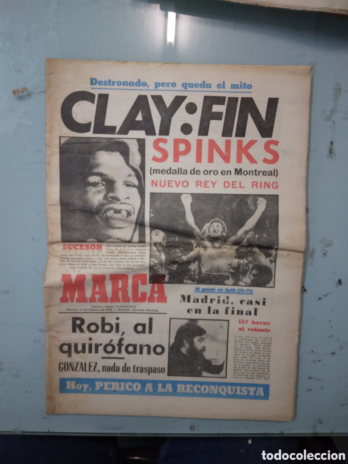 Sports collectibles: Diario Marca,17.02.1978