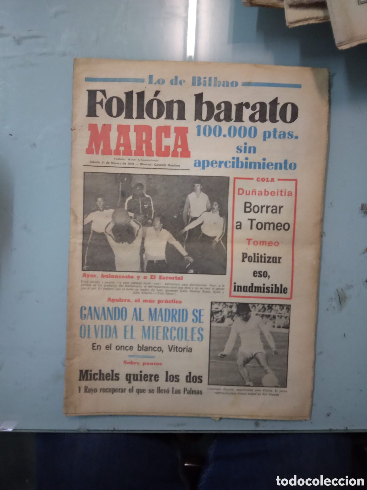 Sports collectibles: Diario Marca,11.02.1978