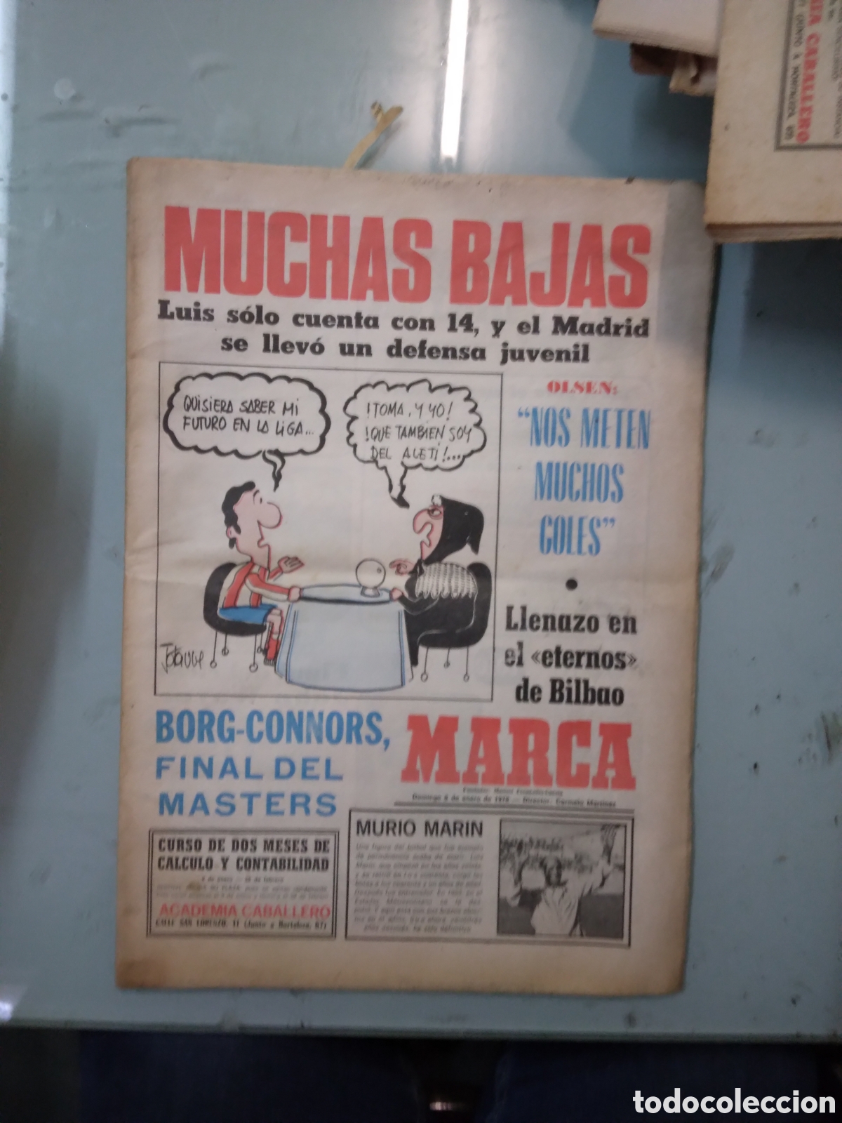 Collectionnisme sportif: Diario Marca, 08.01.1978