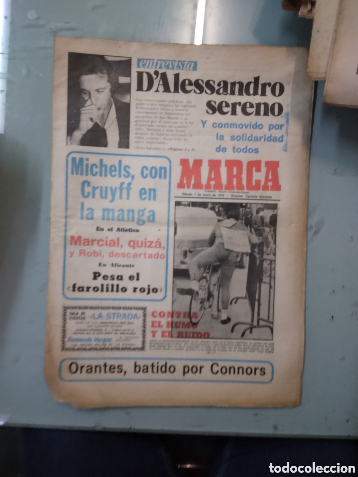 Collectionnisme sportif: Diario Marca, 07.01.1978