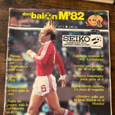 Coleccionismo deportivo: DON BALÓN MUNDIAL 82 Nº5 1981-82