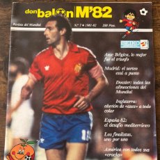 Coleccionismo deportivo: DON BALÓN MUNDIAL 82 Nº7 1981-82