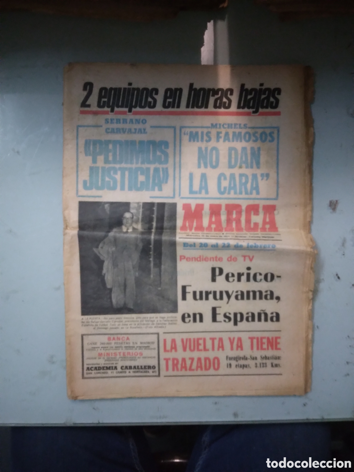 Collectionnisme sportif: Marca, 1975, 15 enero