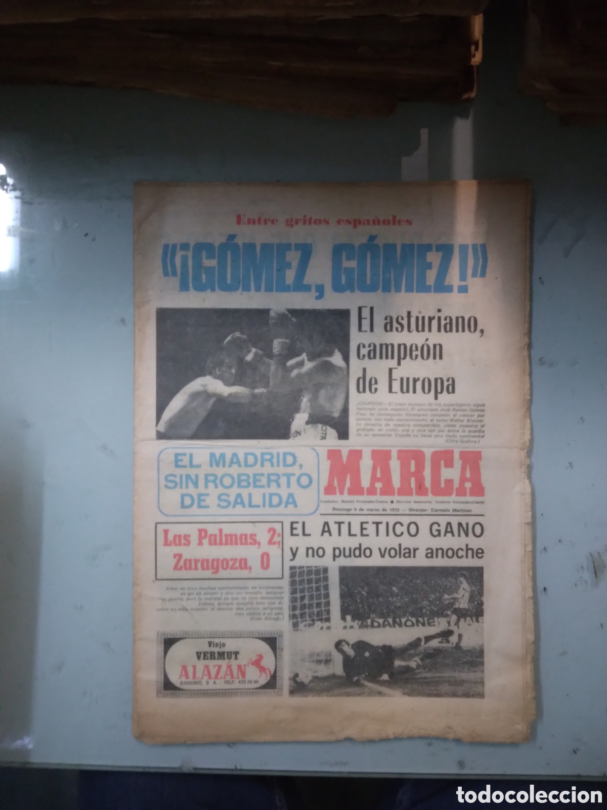 Coleccionismo deportivo: Marca, 1975, 9 marzo - Foto 1