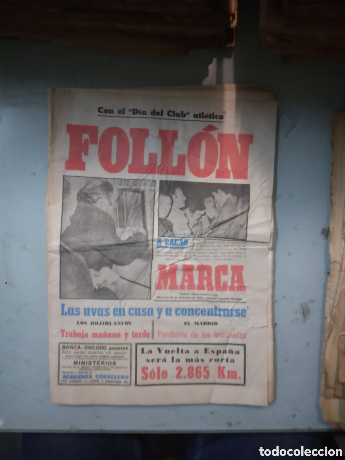 Coleccionismo deportivo: Marca, 1975,29 diciembre - Foto 1