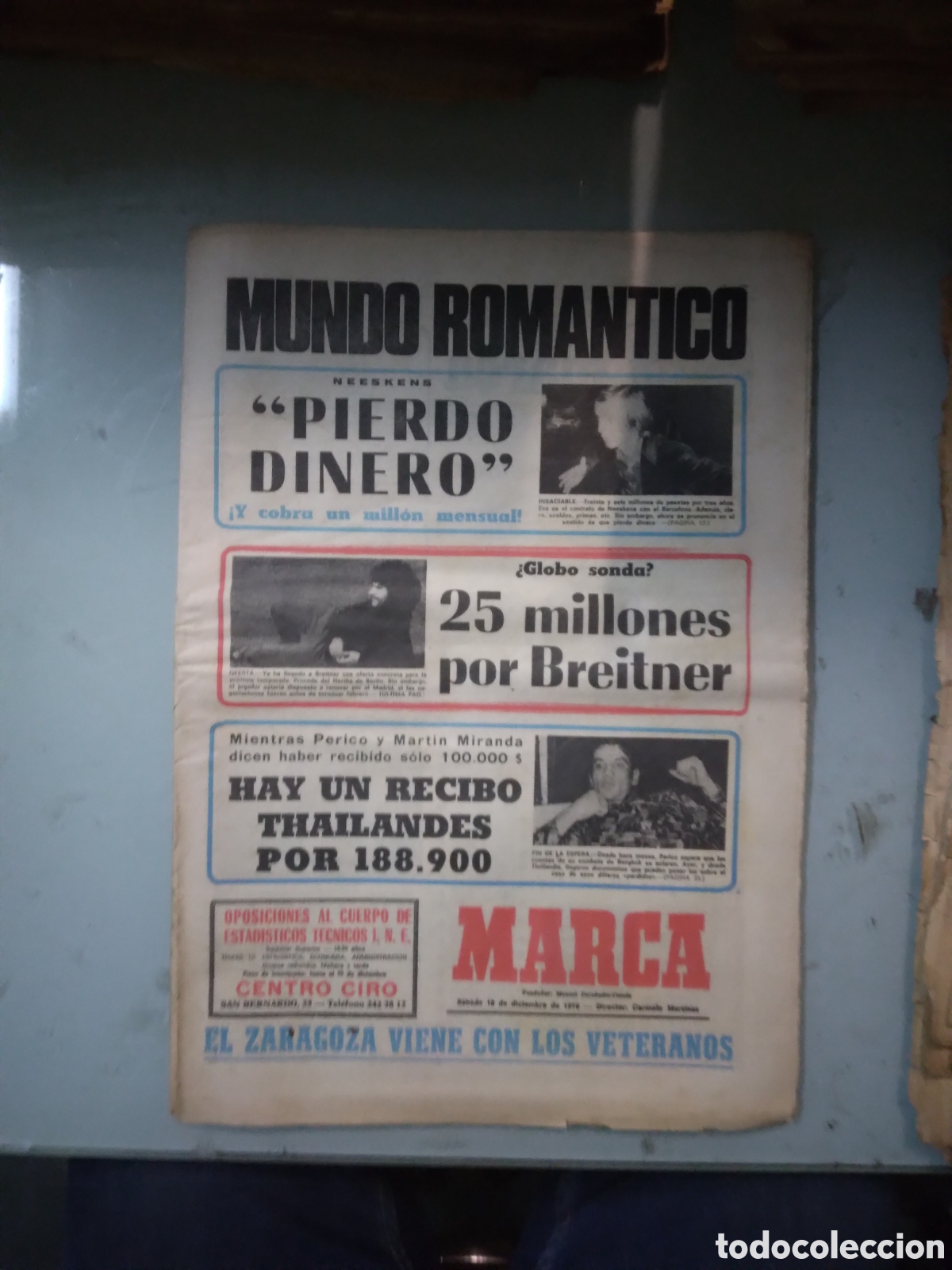 Coleccionismo deportivo: Marca, 1976, 18 diciembre - Foto 1
