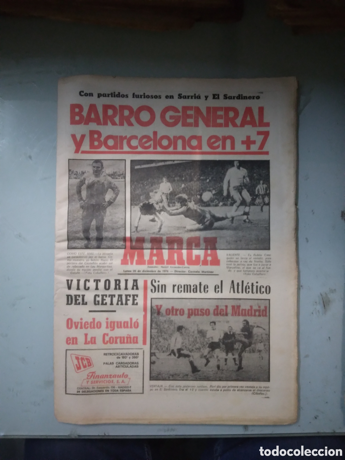 Collectionnisme sportif: Marca, 1976, 20 diciembre