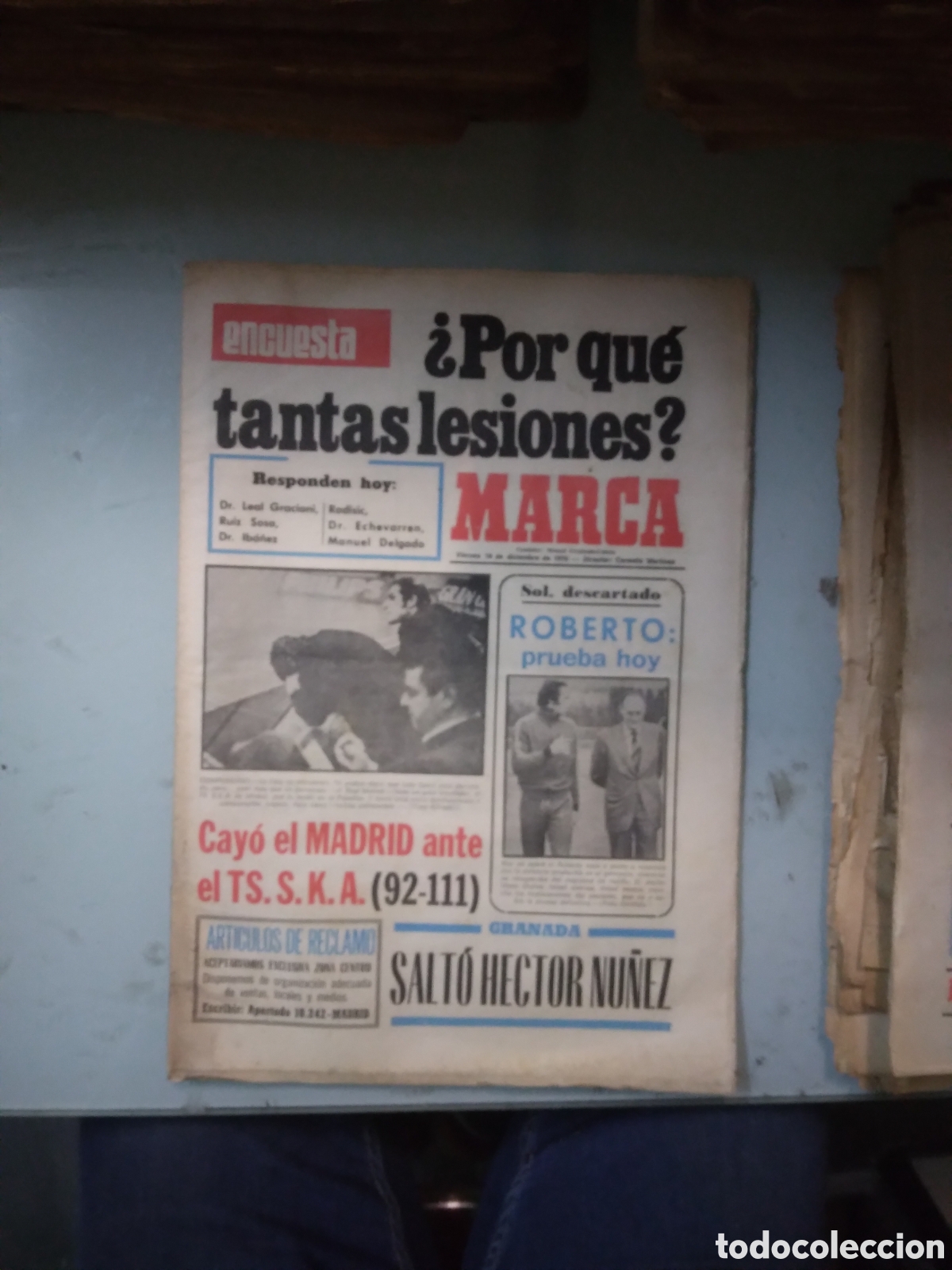 Coleccionismo deportivo: Marca, 1976, 10 diciembre - Foto 1