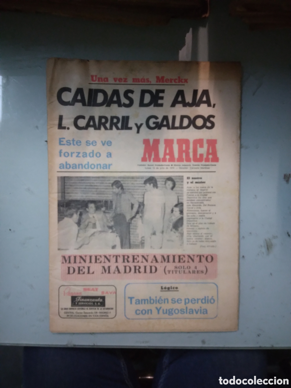 Collectionnisme sportif: Marca, 1974, 15 julio