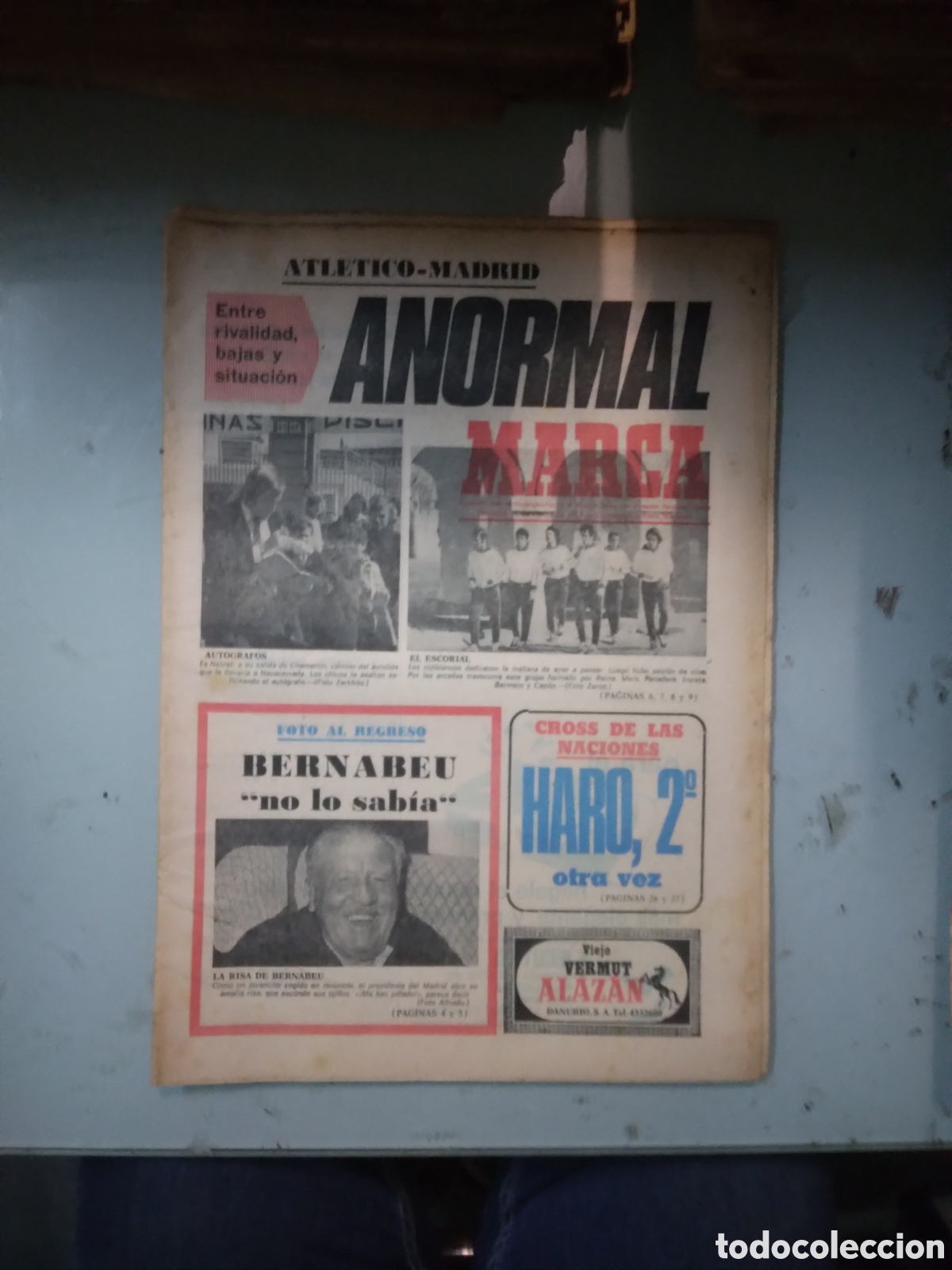 Coleccionismo deportivo: Marca, 1974,17 marzo - Foto 1