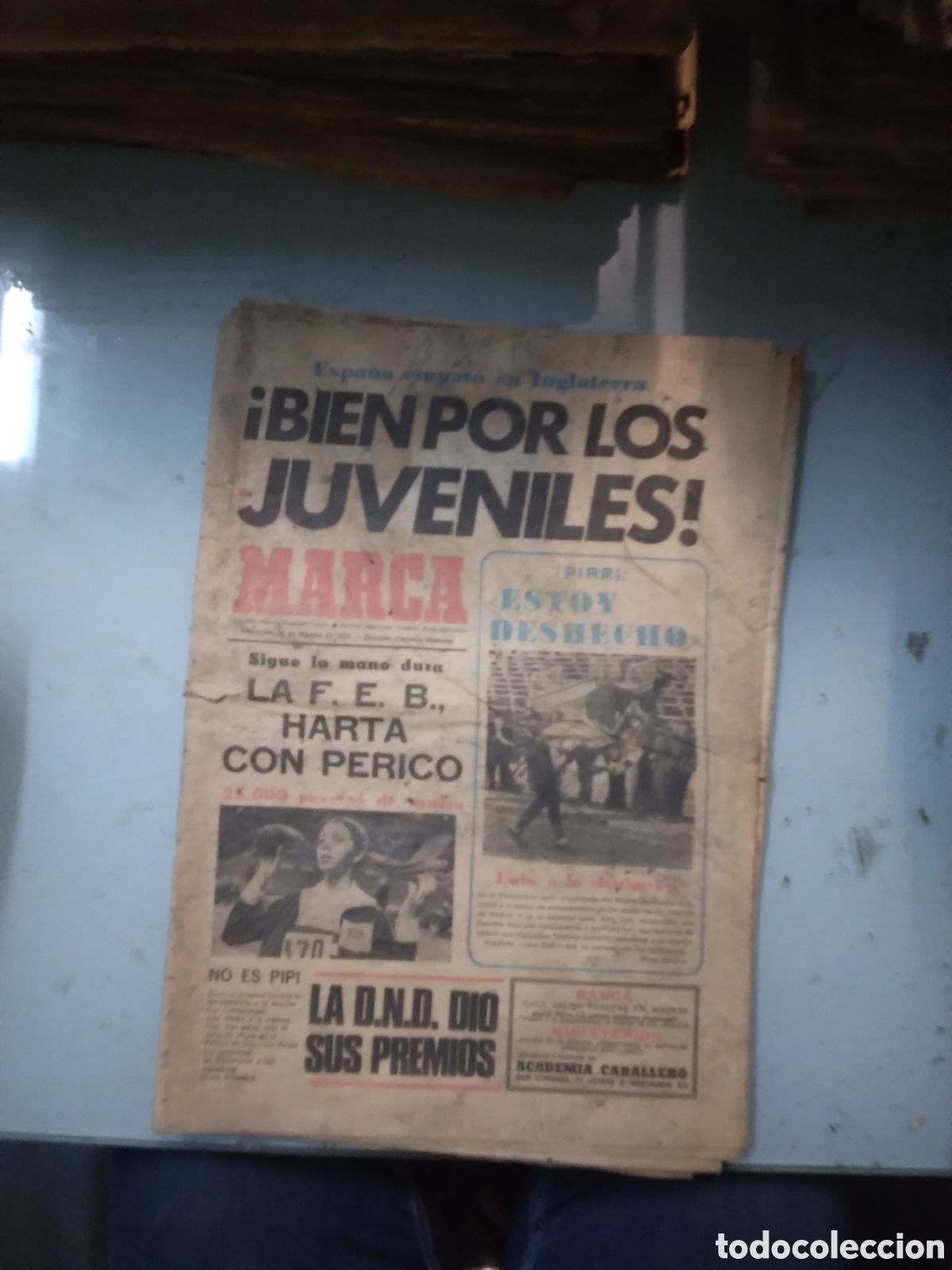 Coleccionismo deportivo: Marca, 1975, 26 febrero - Foto 1