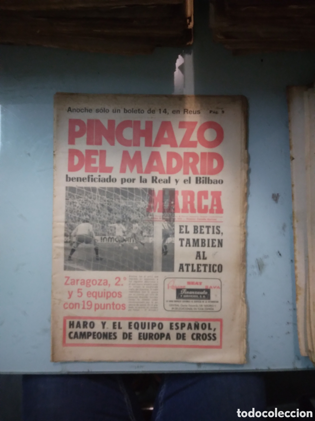 Collectionnisme sportif: Marca, 1975, 20 enero