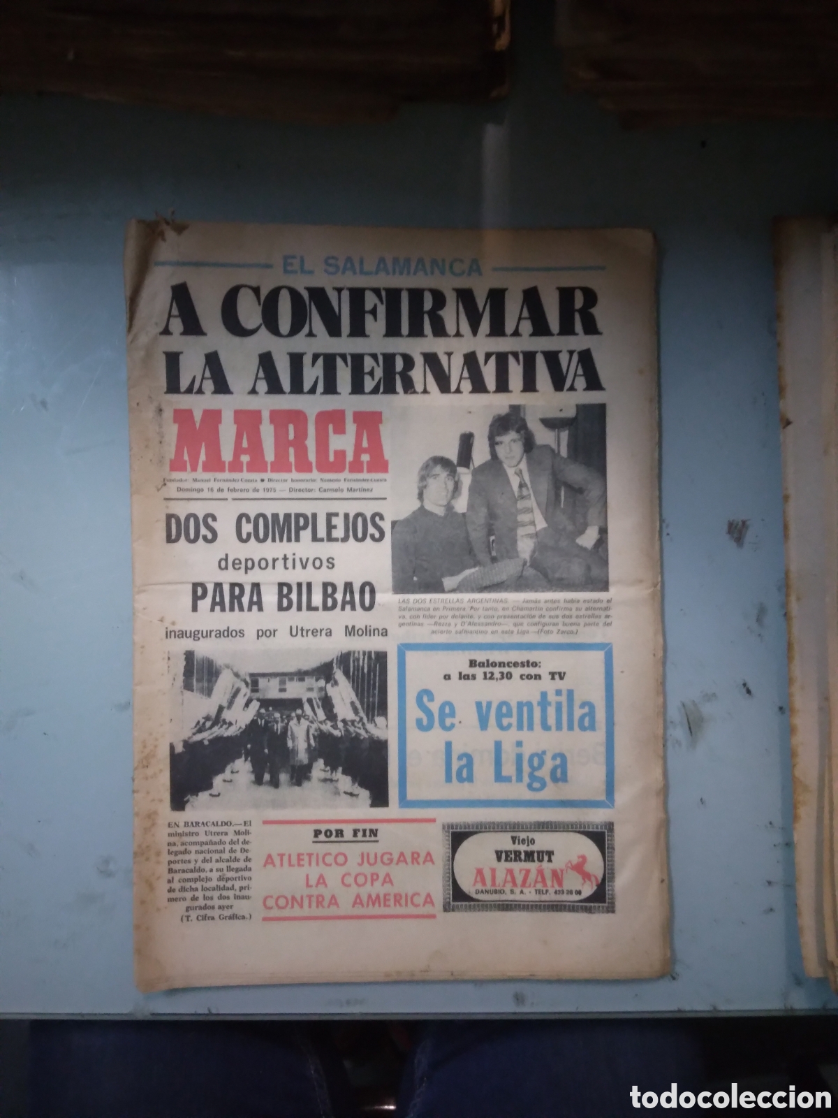 Coleccionismo deportivo: Marca, 1975, 16 febrero - Foto 1