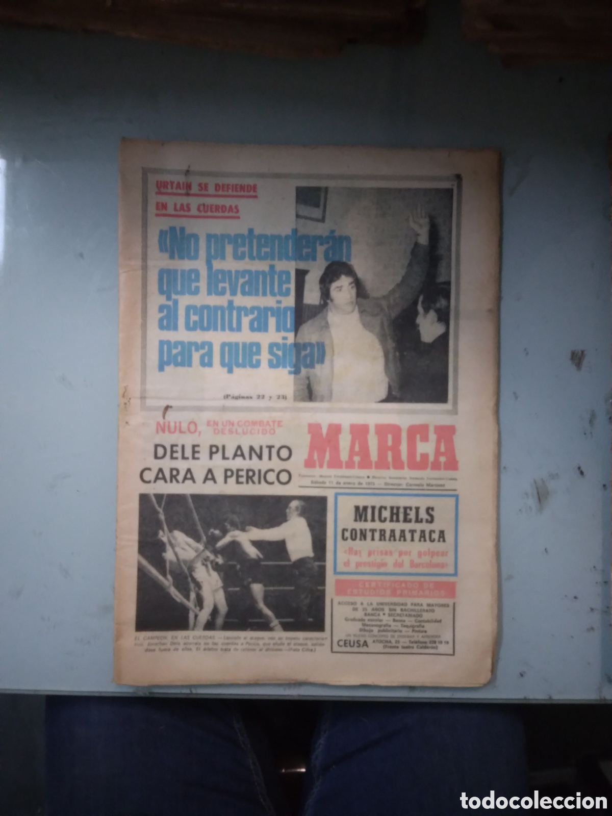 Collectionnisme sportif: Marca, 1975, 11 enero