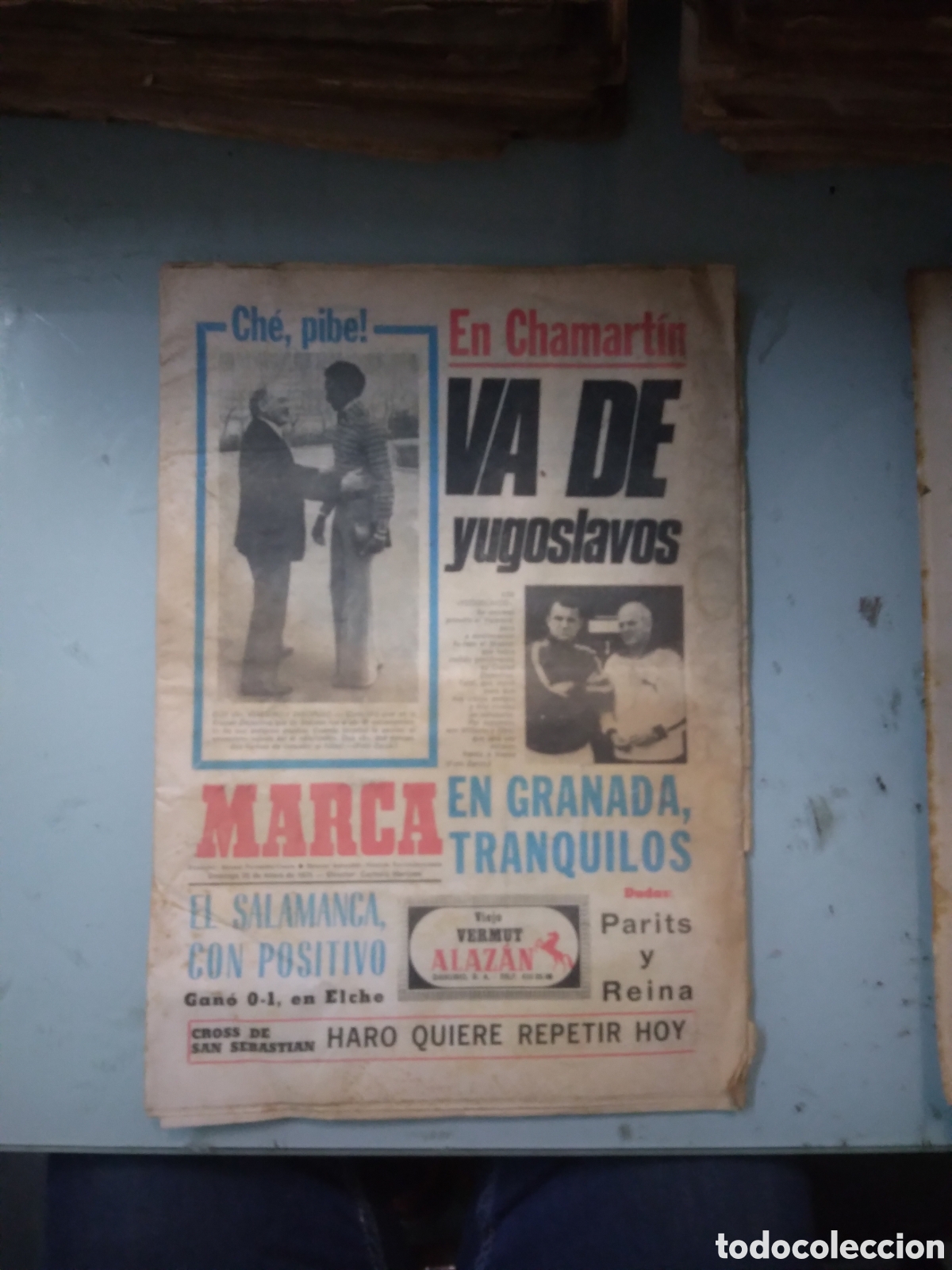 Collectionnisme sportif: Marca, 1975, 26 enero