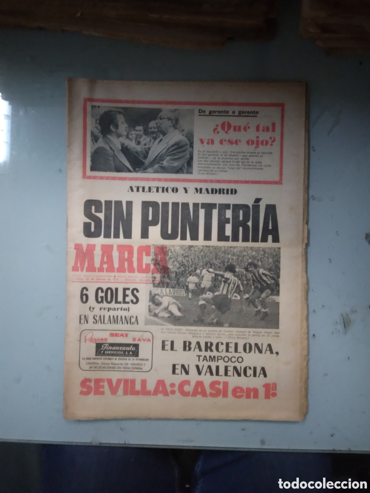 Coleccionismo deportivo: Marca, 1975, 24 febrero - Foto 1