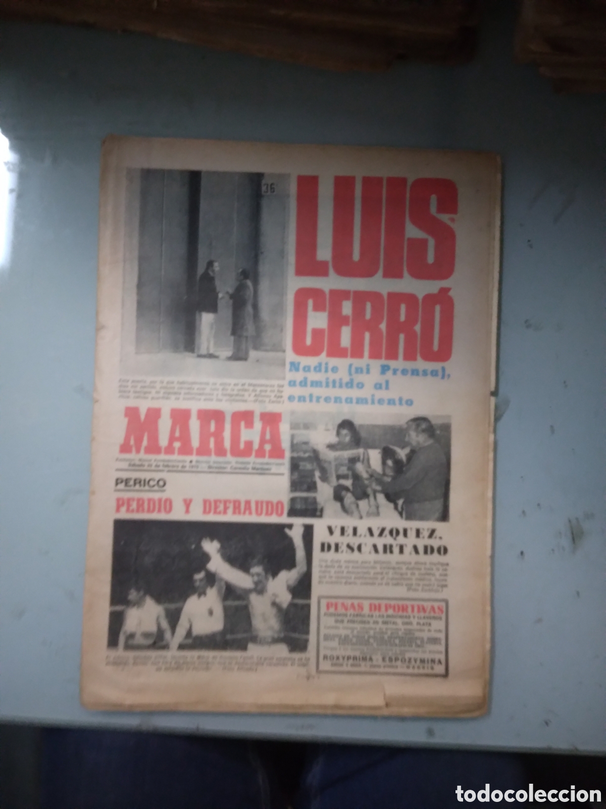 Collectionnisme sportif: Marca, 1975, 22 febrero