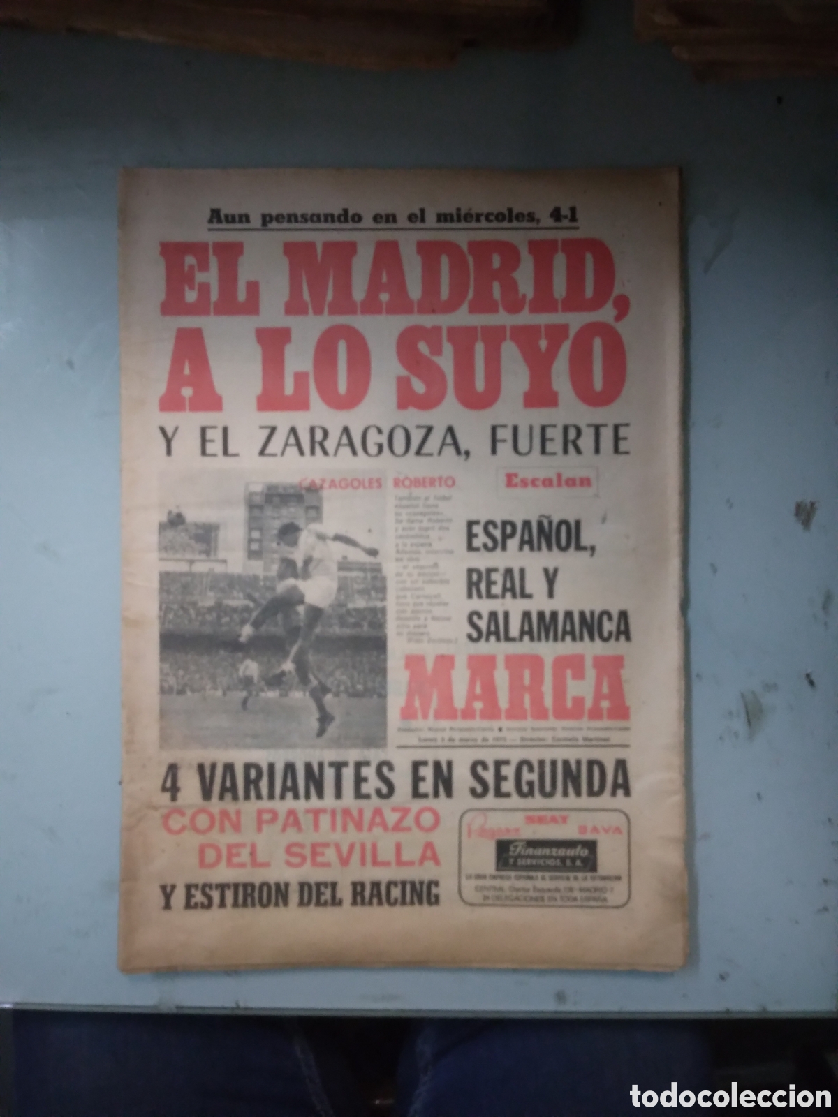 Coleccionismo deportivo: Marca, 1975, 3 marzo - Foto 1