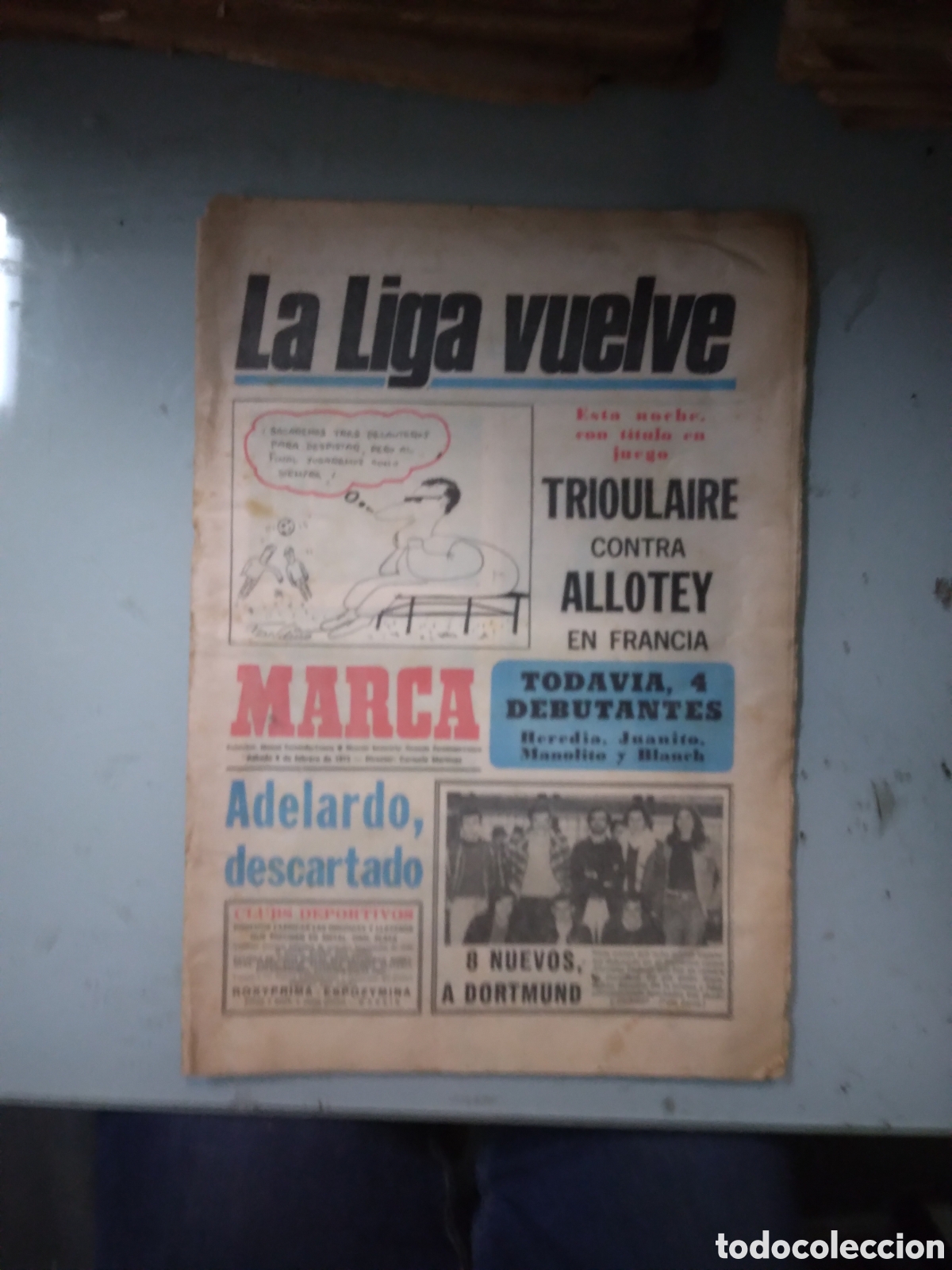 Collectionnisme sportif: Marca, 1975,8 febrero
