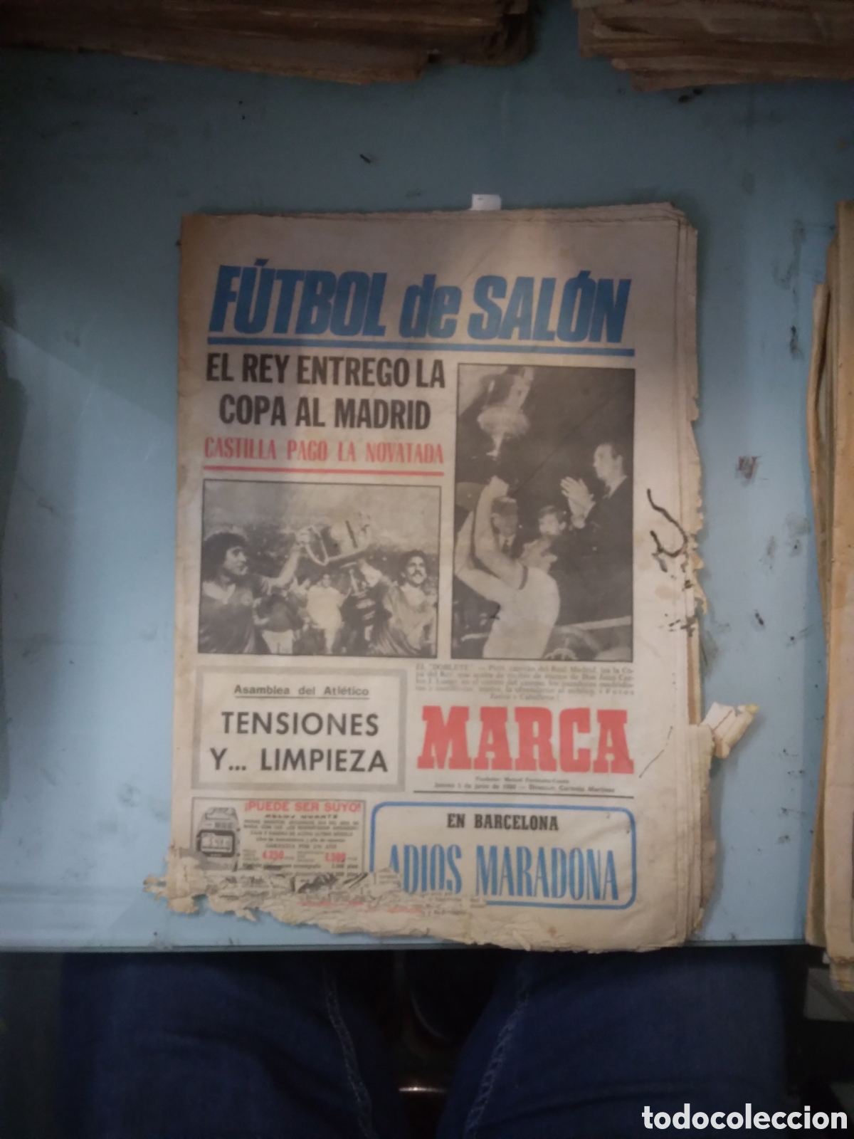 Sports collectibles: Diario Marca, 1980, 5 junio