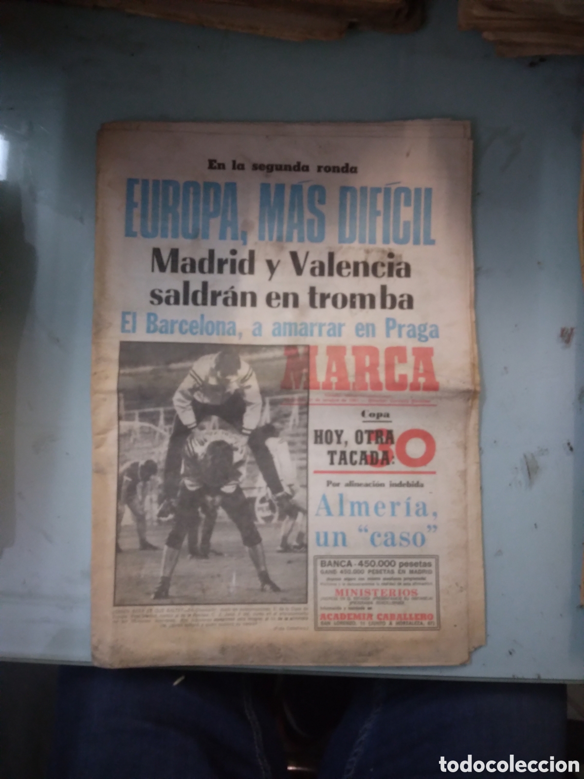 Sports collectibles: Diario Marca, 1981, 21 octubre