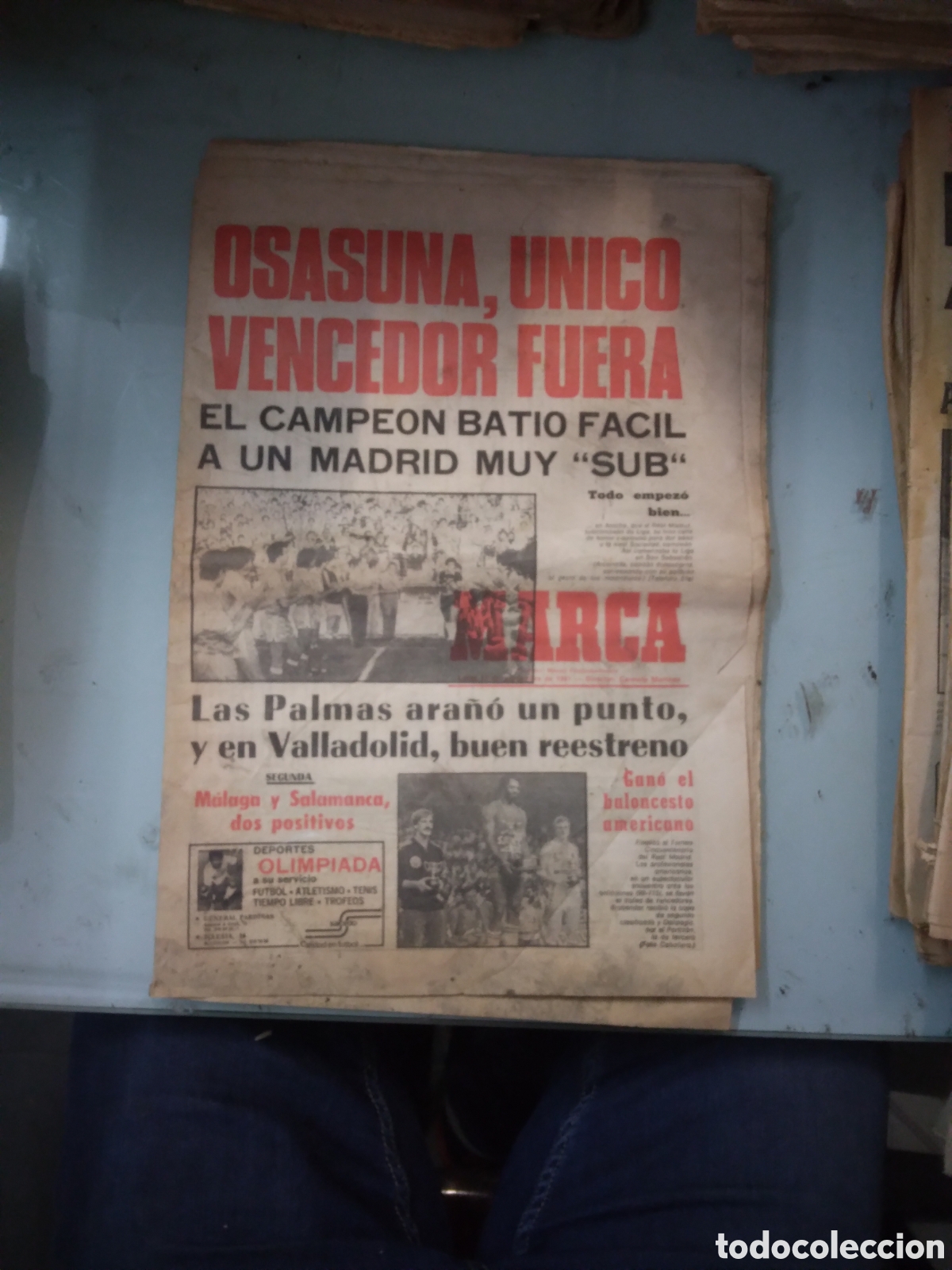 Sports collectibles: Diario Marca, 1981, 21 de septiembre