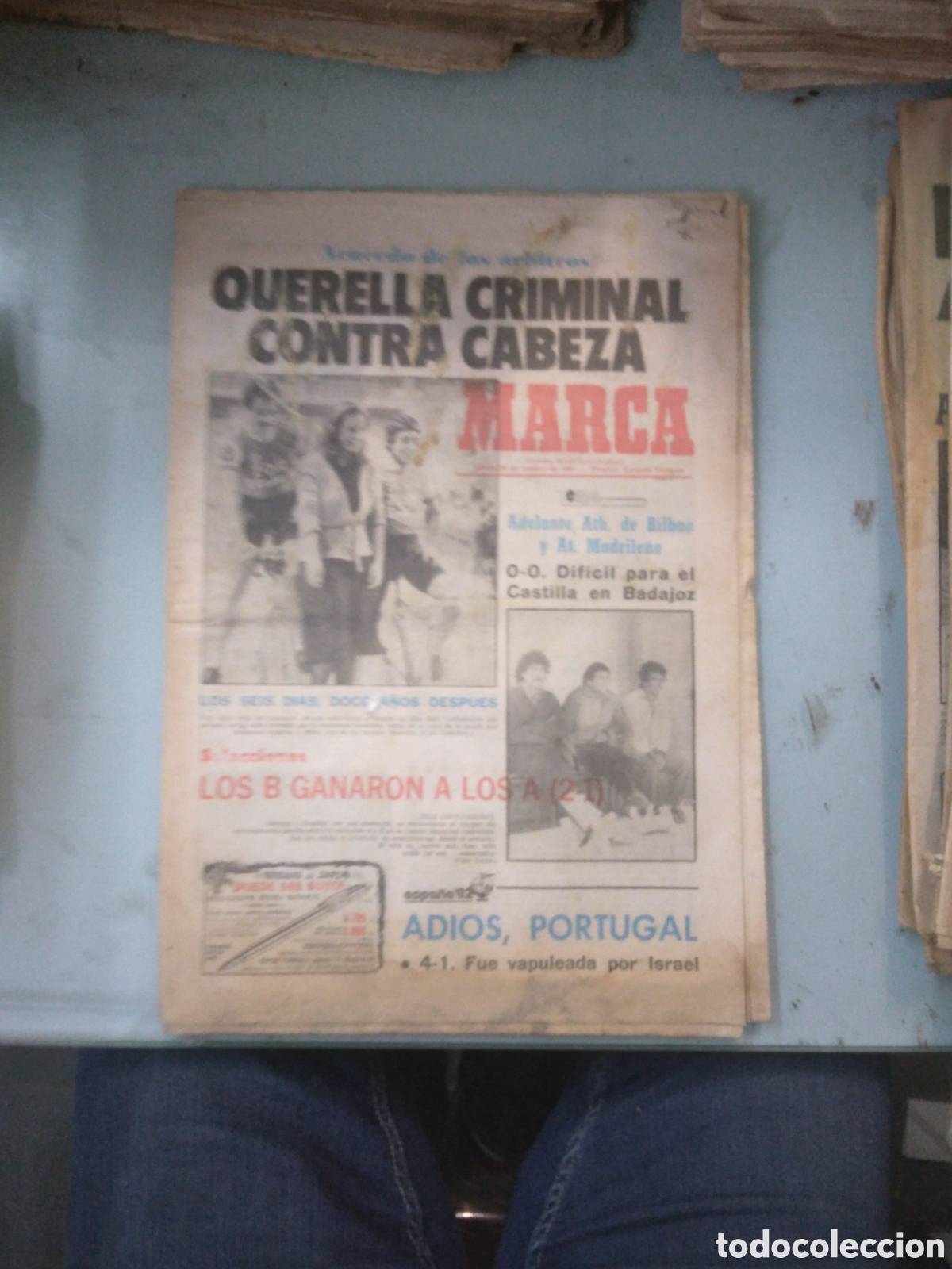 Coleccionismo deportivo: Diario Marca, 1981, 29 octubre