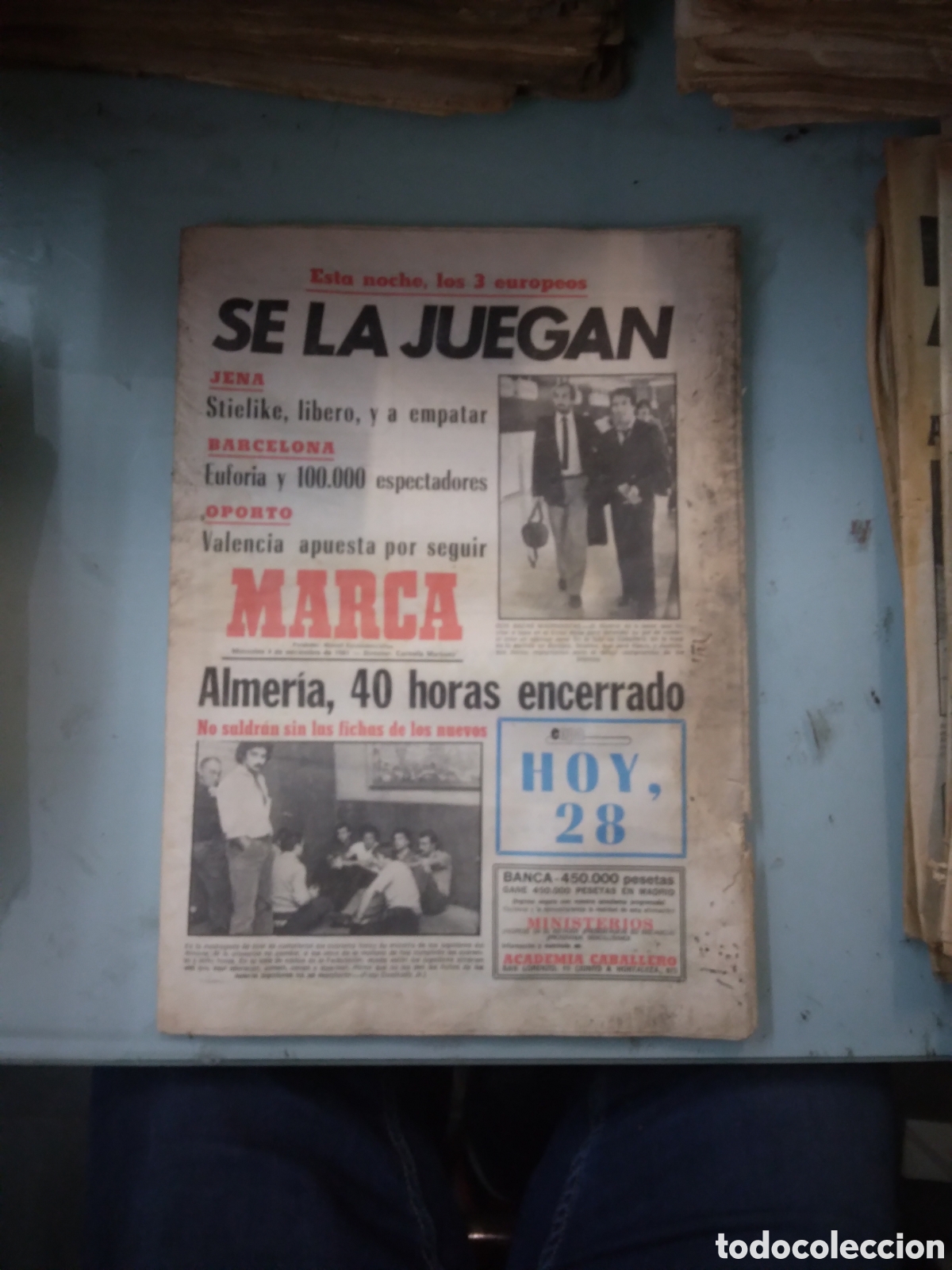 Coleccionismo deportivo: Diario Marca, 1981, 4 noviembre