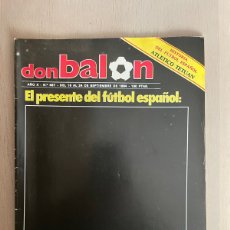 Coleccionismo deportivo: DON BALÓN 467 (SEPTIEMBRE 1984) VELASQUEZ. ARTOLA. OLMOS. MOLINOS. ARANGO. KAS