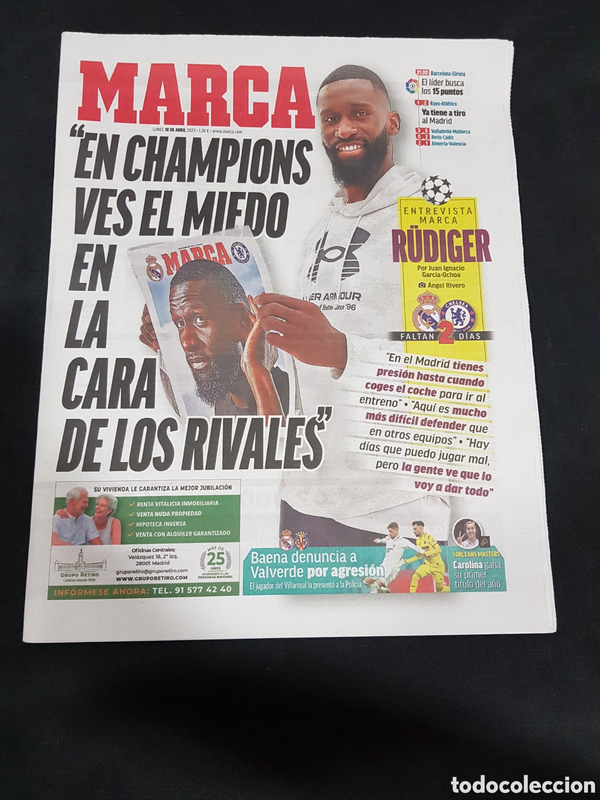 Coleccionismo deportivo: Marca Lunes 10 de Abril de 2023 - Foto 1