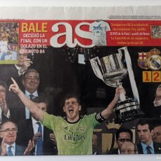 Coleccionismo deportivo: DIARIO AS - FINAL COPA DEL REY 2014 - REAL MADRID - F.C. BARCELONA