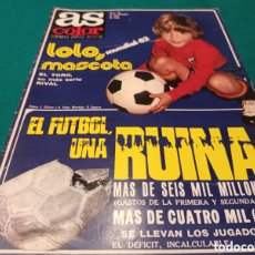 Coleccionismo deportivo: AS COLOR N°395 - DICIEMBRE 1978 - LOLOASCOTA / EL FUTBOL UNA RUINA
