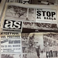 Coleccionismo deportivo: MARADONA YA ES DEL MADRID AS 1981
