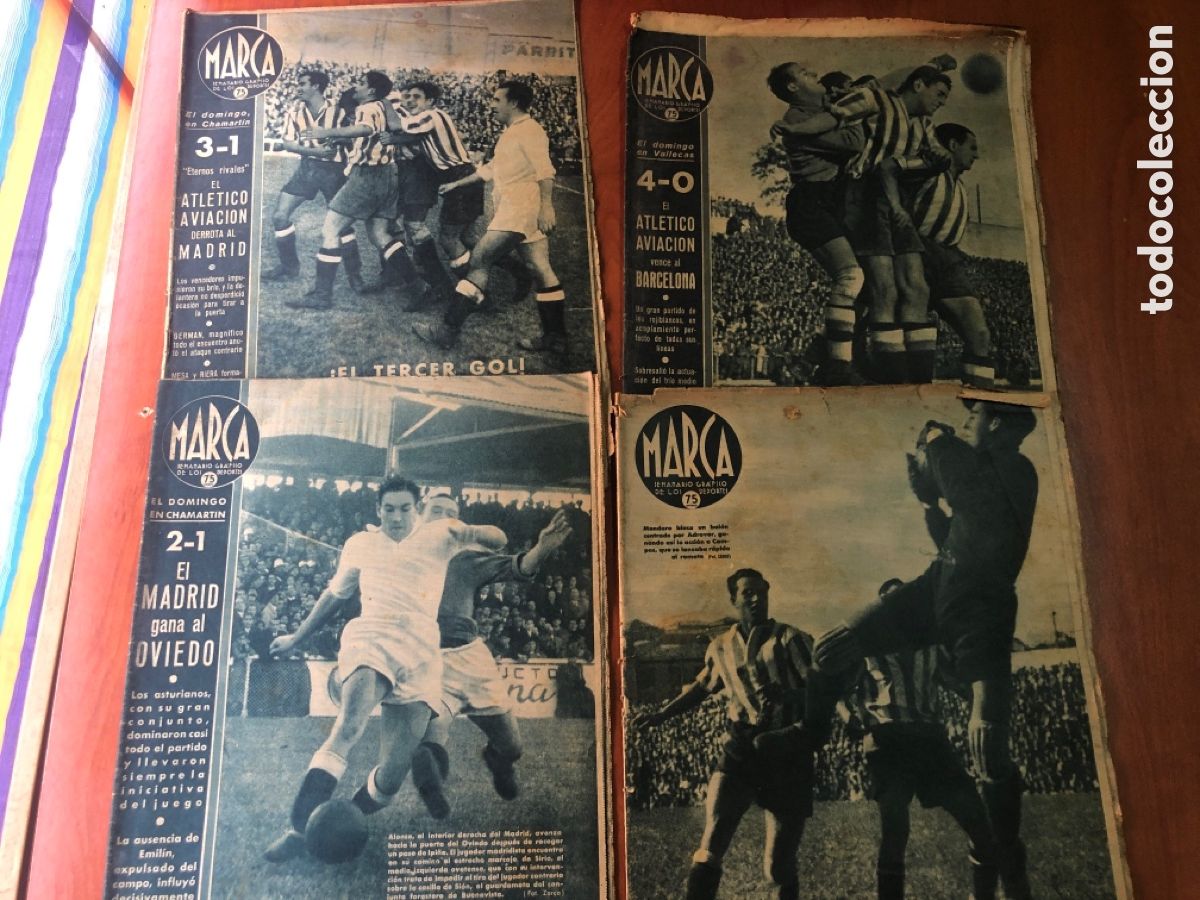Sammelleidenschaft Sport: MARCA-SEMANARIO GRAFICO DE LOS DEPORTES-SUPLEMENTO GRAFICO DE LOS MARTES.33 NUMEROS.