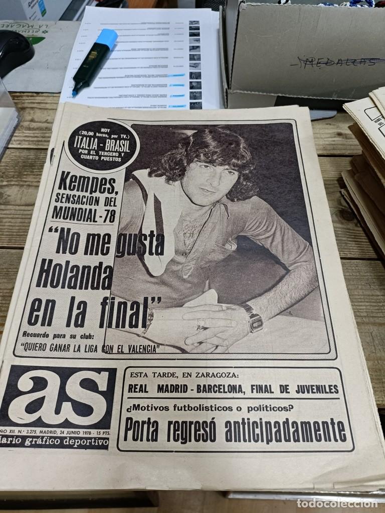 diario deportivo as 24 1978, mundial arge venta en todocoleccion