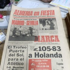 Coleccionismo deportivo: DIARIO MARCA, 11 JUNIO 1979, ASCENSO DEL ALMERIA, ROLAND GARROS CAMPEON BORG, ETC..