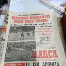 Coleccionismo deportivo: DIARIO MARCA, 12 MARZO 1979, RECREATIVO, CELTA, BURGOS, LIGA, ETC..