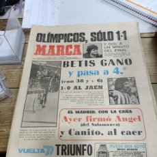 Coleccionismo deportivo: DIARIO MARCA, 10 MAYO 1979, BETIS, 2ª DIVISION, LIVERPOOL CAMPEON PREMIER LEAGUE, ETC..