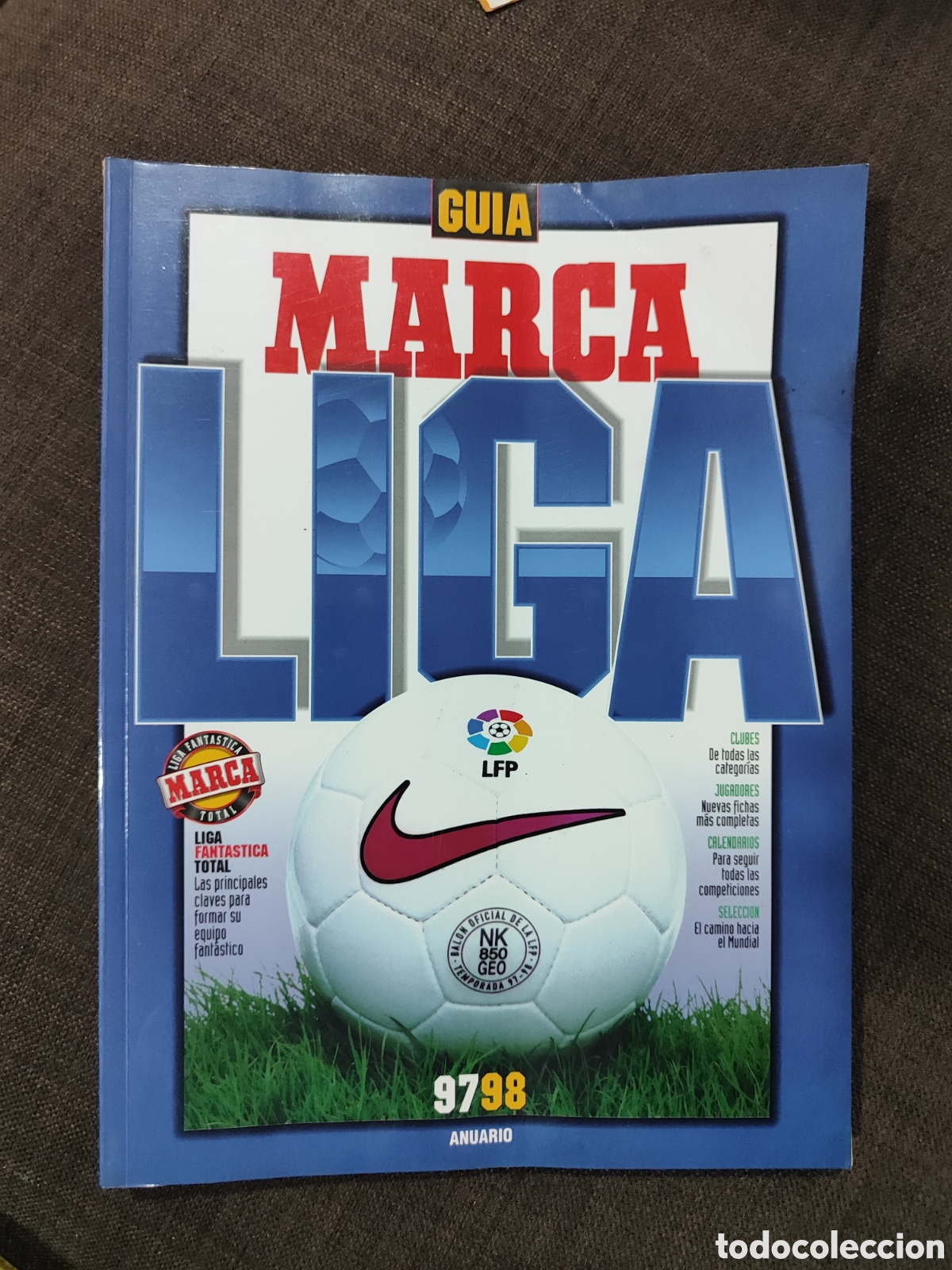 Coleccionismo deportivo: GUIA MARCA LIGA 97-98
