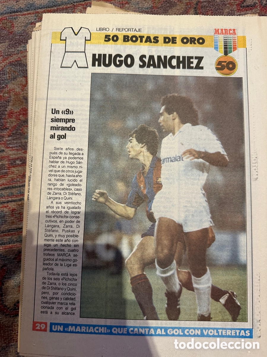 Sports collectibles: 50 Botas de Oro y otros