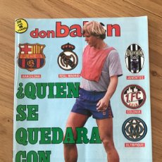 Coleccionismo deportivo: DON BALÓN 609 - JUANITO - MALLORCA - MADJER - BENFICA - PORTO - AJAX - REAL MADRID - SCHUSTER