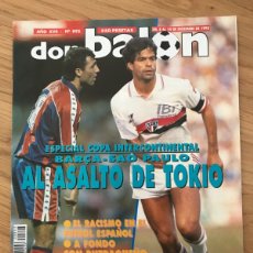 Coleccionismo deportivo: DON BALÓN 893 - POSTER RAYO - BARCELONA FINAL INTERCONTINENTAL - BUTRAGUEÑO FUTBOL SALA GUARDIOLA
