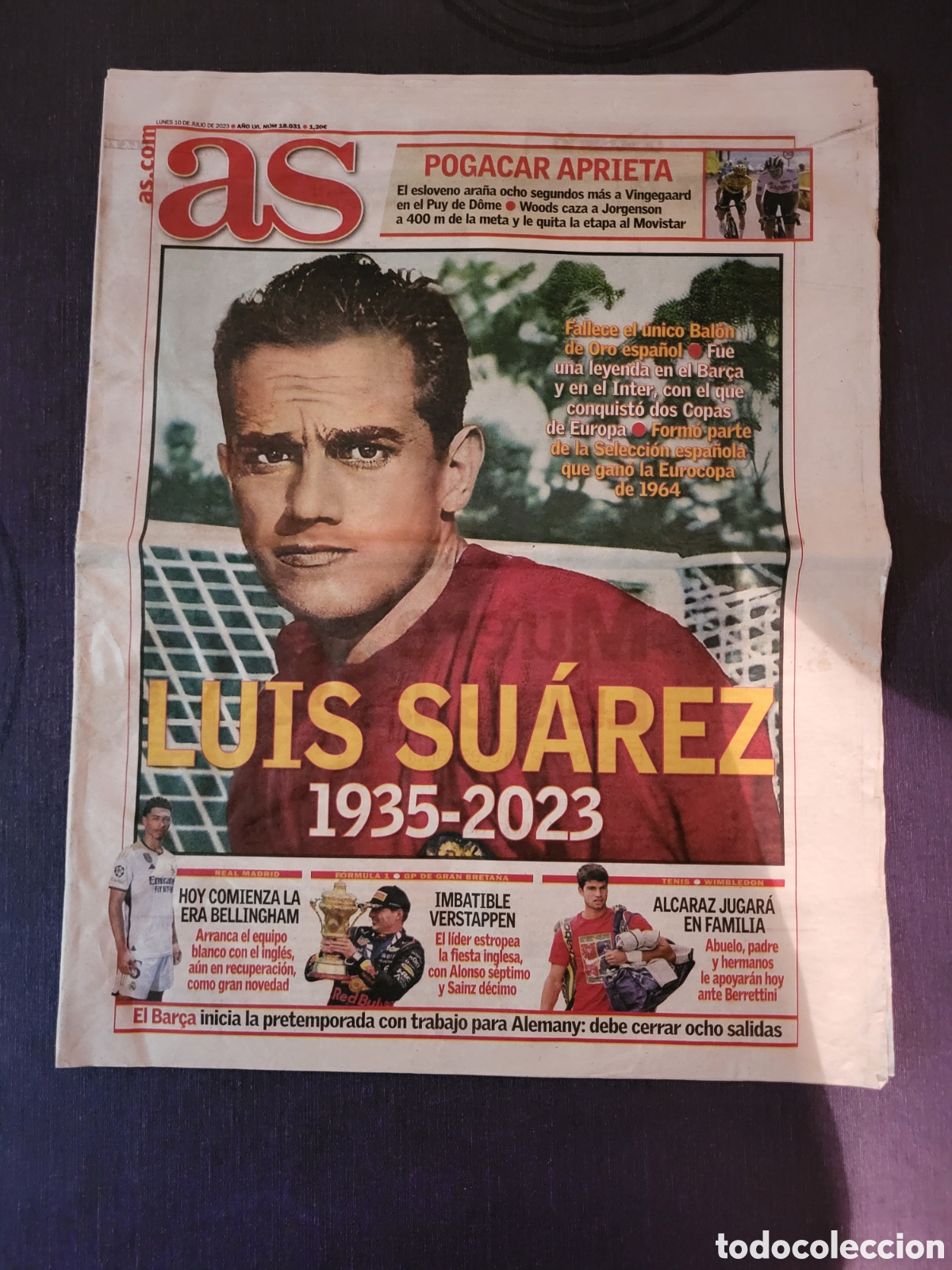 Coleccionismo deportivo: As muerte de Luis Su&aacute;rez - Foto 1